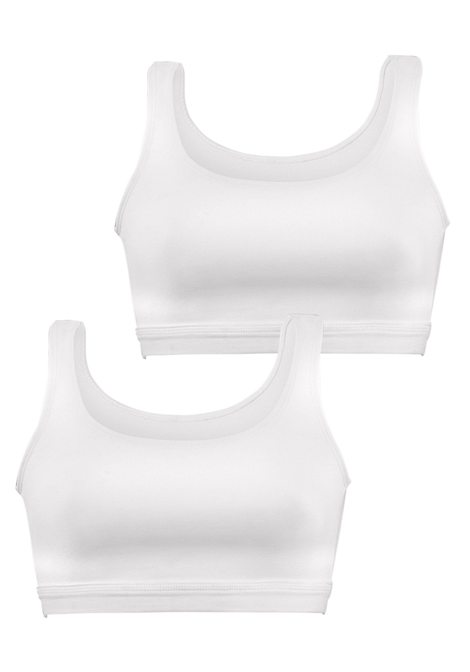 Bustier, 2 Stück), & A/B-C/D aus petite Cup fleur elastischer LASCANA (Packung, online Unterwäsche Bademode, Baumwoll-Qualität | kaufen Lingerie »