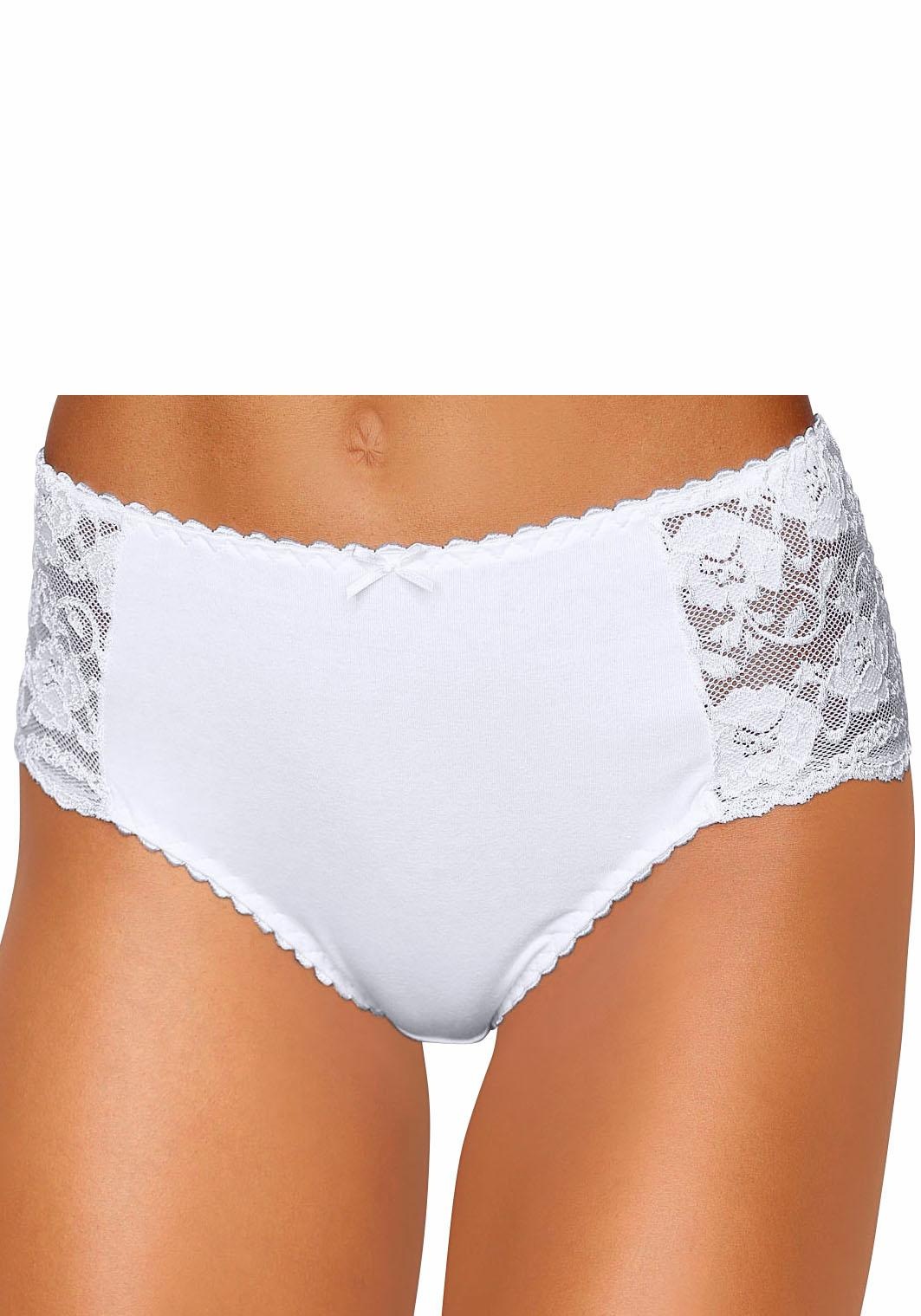 petite fleur Hüftslip, (Packung, 6 St.), aus elastischer Baumwoll-Qualität