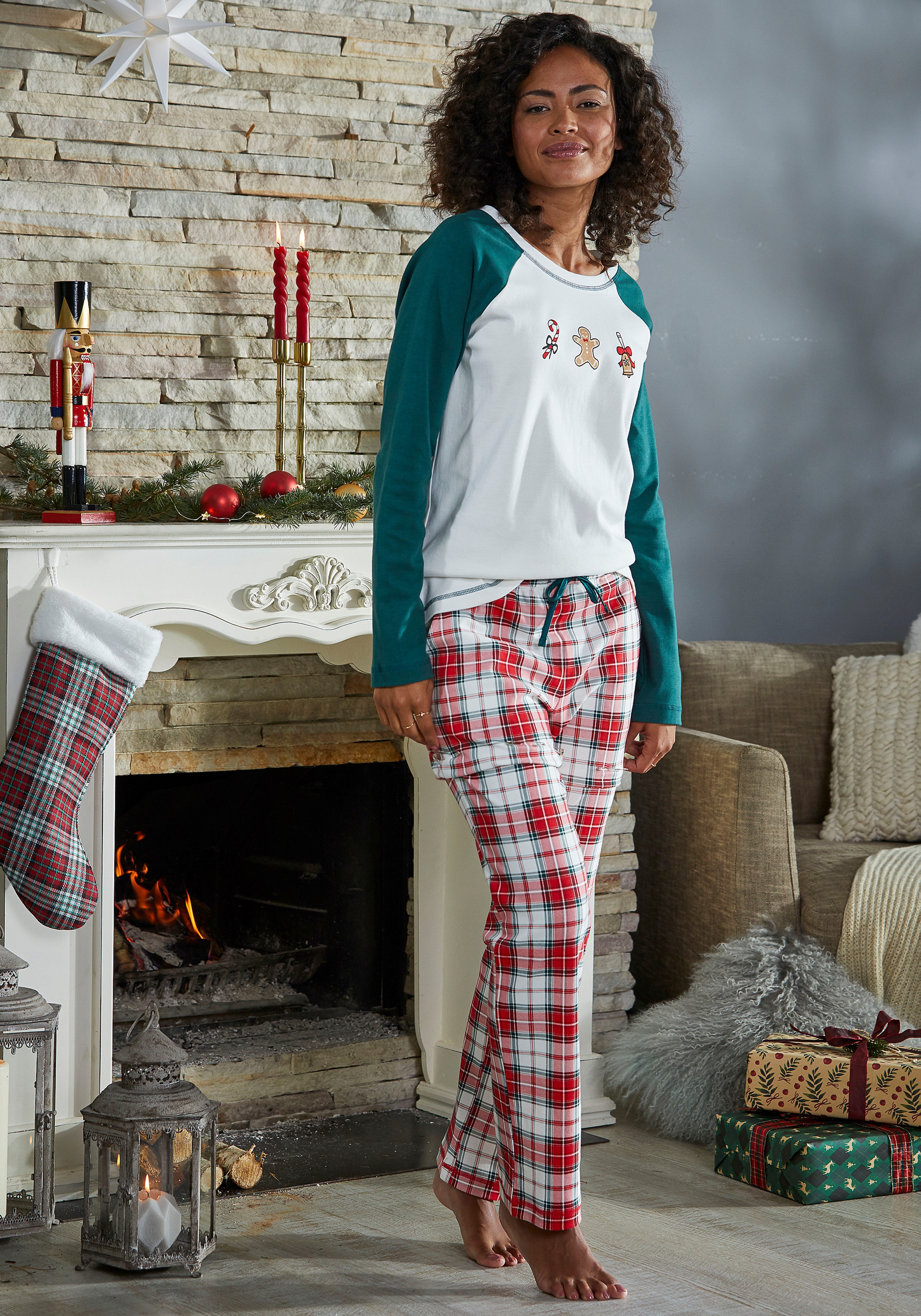 LASCANA Pyjamaoberteil, mit Frontdruck Unterwäsche online LASCANA Bademode, » | Lingerie kaufen 