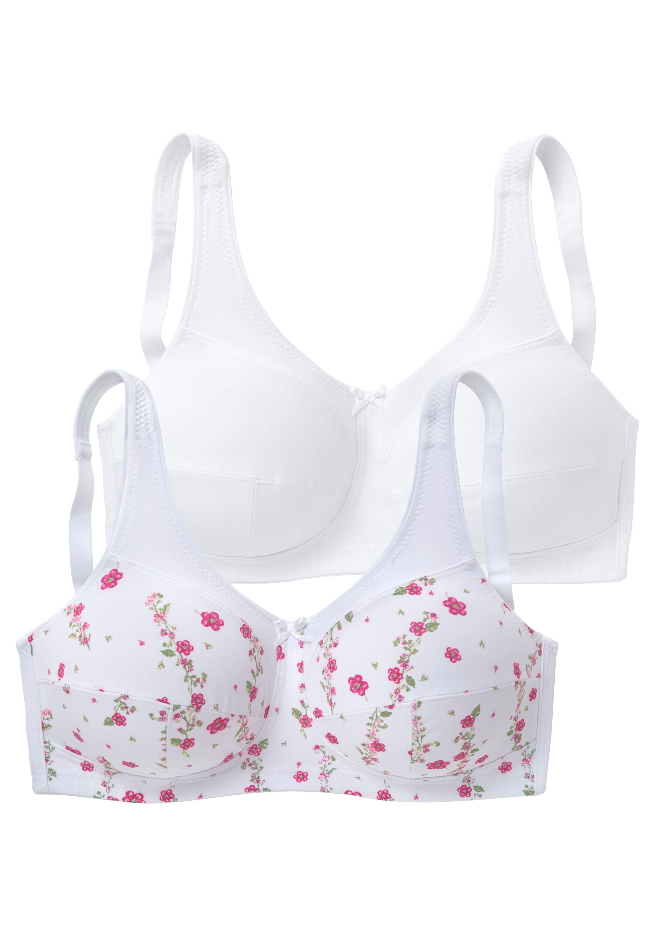 petite fleur Entlastungs-BH, (Packung, | Bademode, LASCANA Unterwäsche online Bügel, mit Stück), » Lingerie Trägern breiteren kaufen & 2 ohne