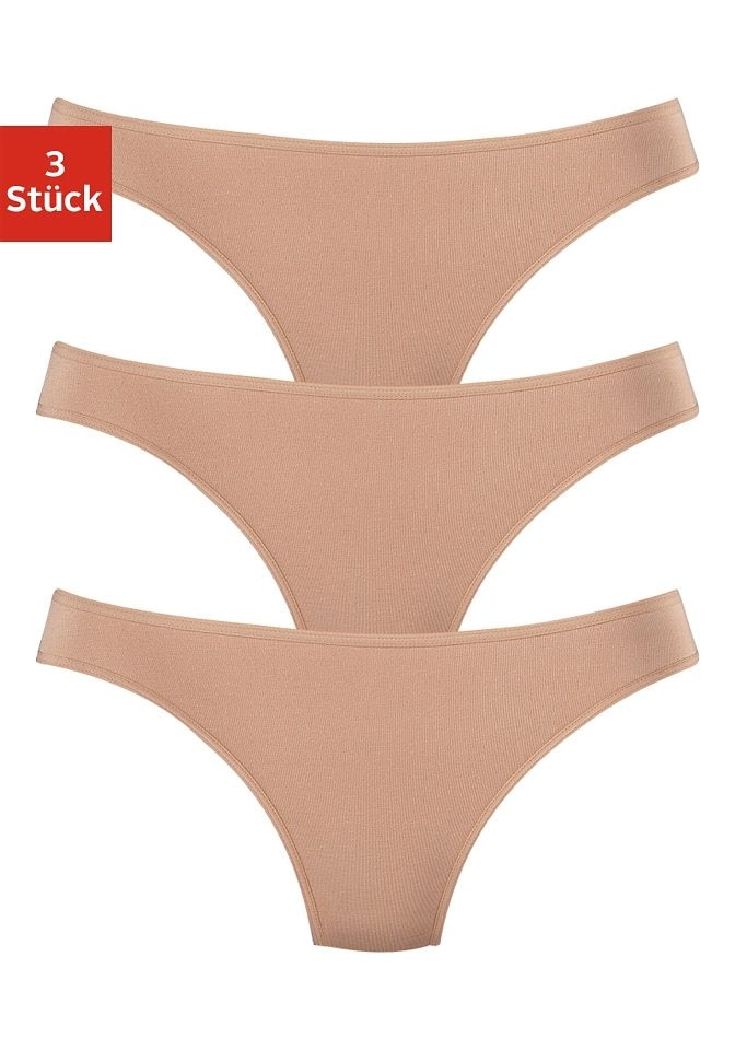 LASCANA String, (Packung, 3 Unterwäsche Bademode, LASCANA & | Lingerie hochwertiger Modal-Qualität kaufen online aus St.), »