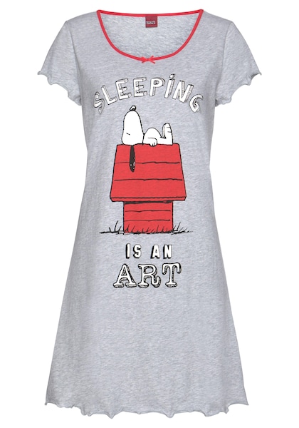 Peanuts Nachthemd, mit Snoopy-Print und kleiner Schleife » LASCANA |  Bademode, Unterwäsche & Lingerie online kaufen