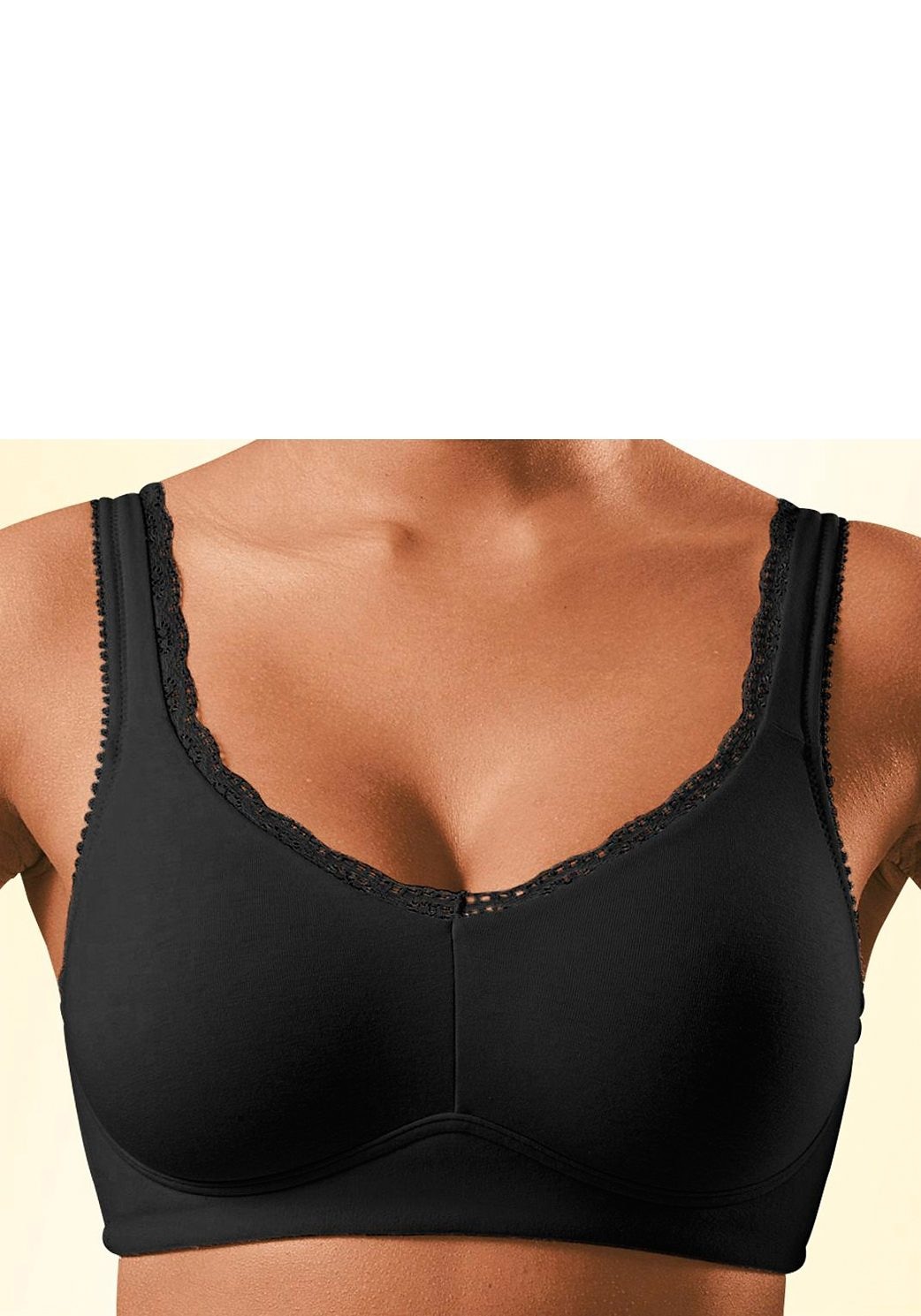 LASCANA ohne & Bügel, Stück), Soft-BH, mit 2 petite Bademode, fleur (Packung, Unterwäsche Spitzenkante online | » Lingerie kaufen