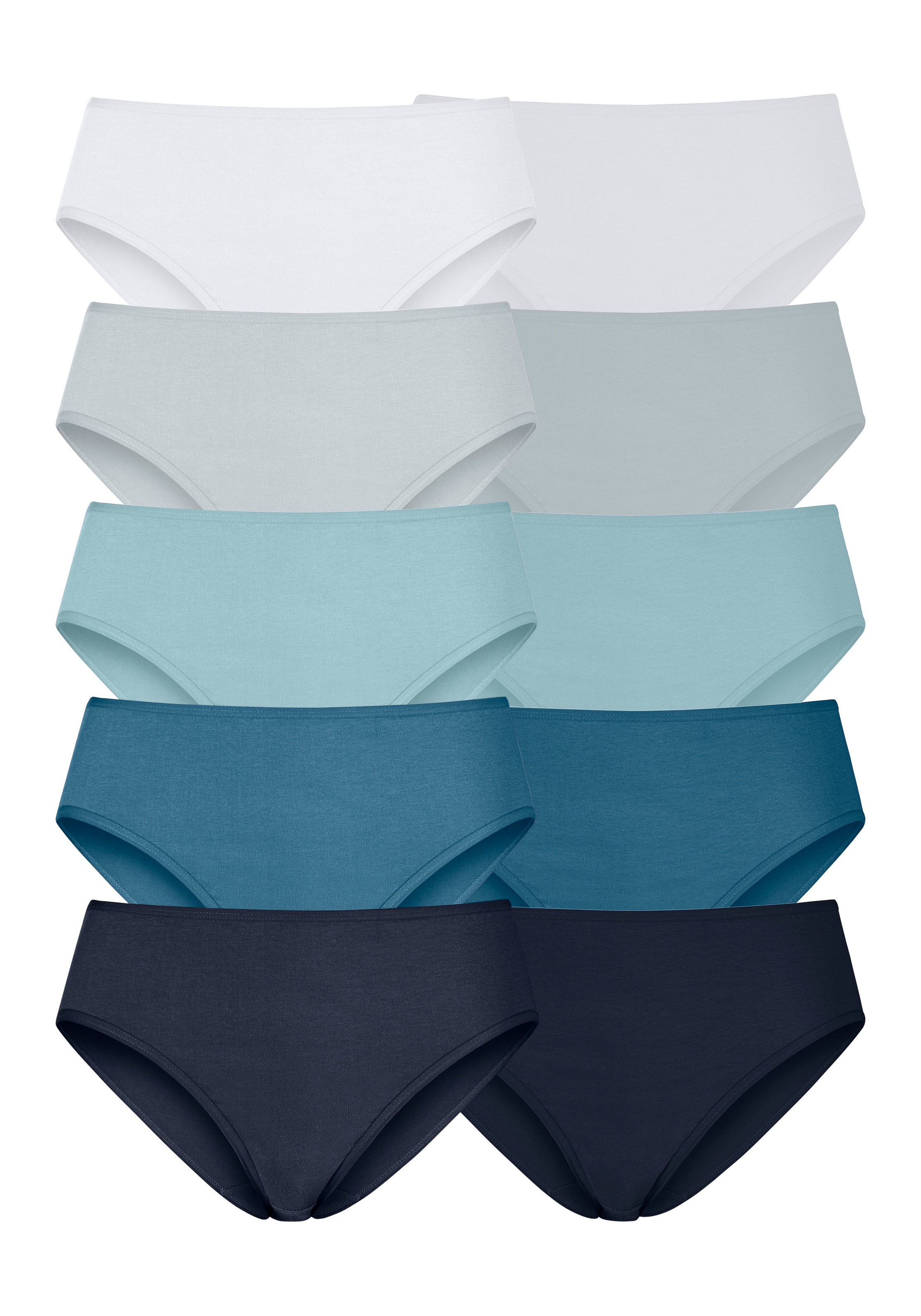 Baumwolle Slips, Lingerie online Unterwäsche (Packung, kaufen petite aus » 10 Jazz-Pants & elastischer | fleur LASCANA Bademode, St.),