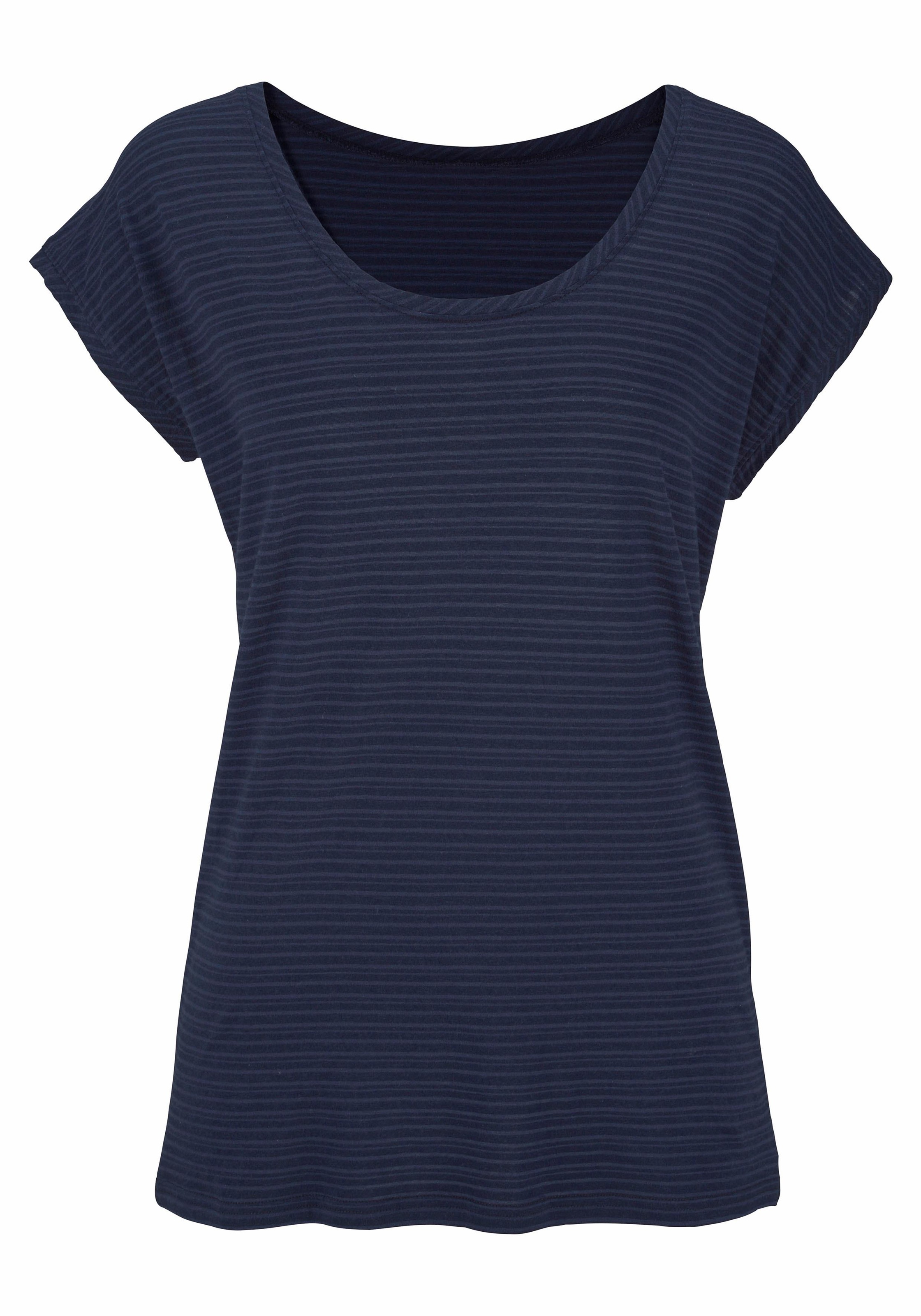 Beachtime T-Shirt, (2er-Pack), mit online » Lingerie Bademode, | LASCANA Unterwäsche feinen kaufen & Streifen