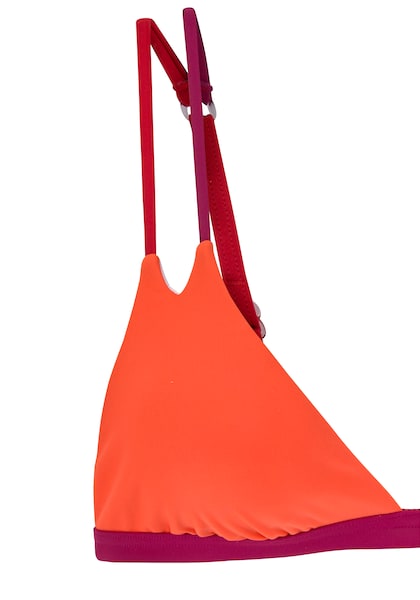 s.Oliver Triangel-Bikini-Top »Yella«, mit Doppelträgern und kontrastfarbenen Details