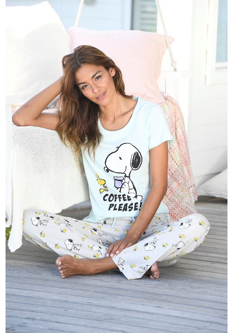 zamanında Üçüncü Belediye  Peanuts Pyjama, mit Snoopy und Woodstock Druck » LASCANA | Bademode,  Unterwäsche & Lingerie online kaufen