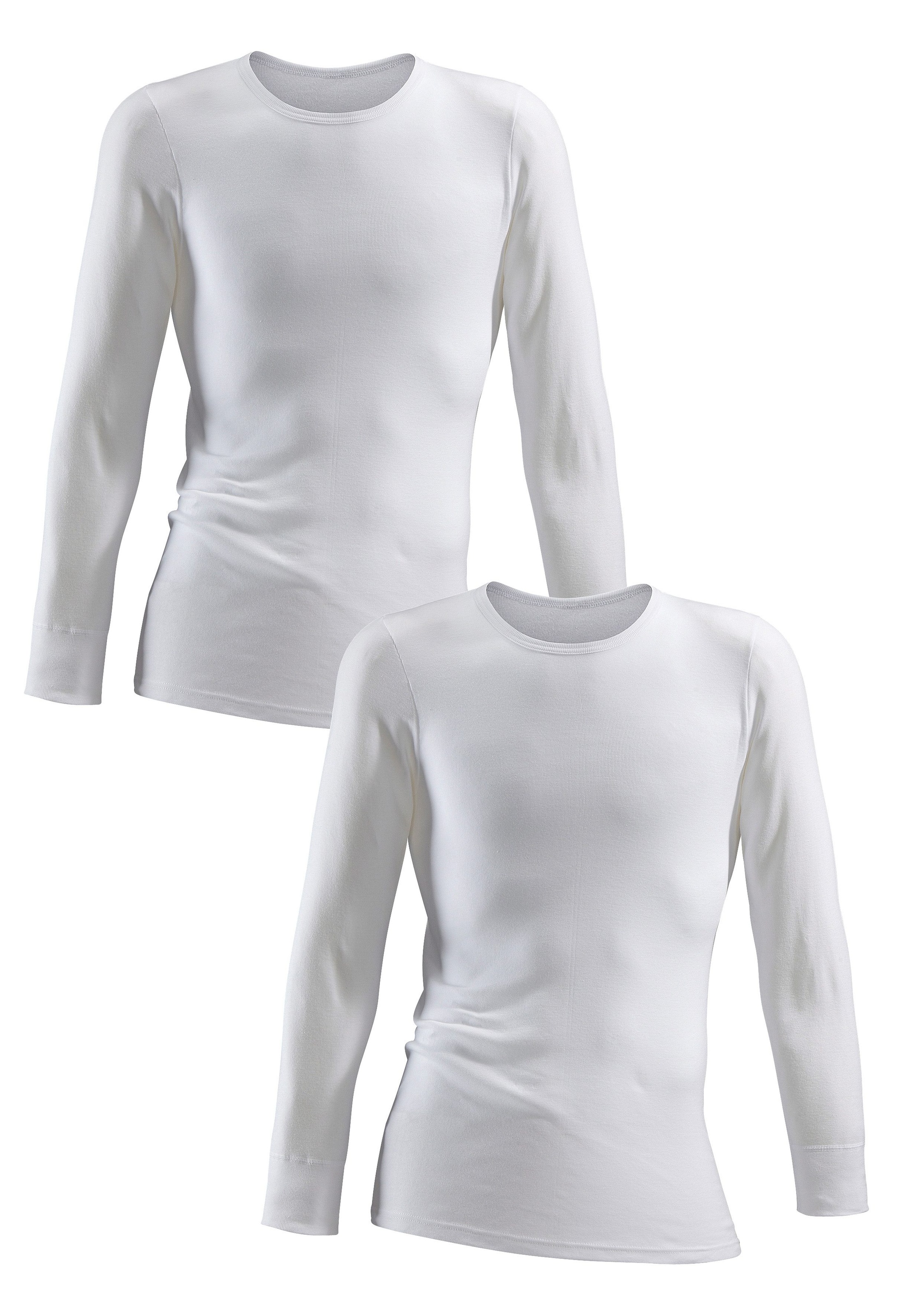 - & Unterziehshirt Feinripp, St.), Unterwäsche in Unterhemd, kaufen online » Langarmshirt Lingerie schlichtes Clipper Basic, | Bademode, LASCANA (2