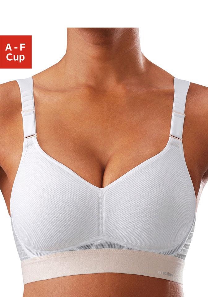 triaction by Triumph Sport-BH »Triaction Hybrid Lite P«, ohne Bügel mit atmungsaktiven Spacer-Cups
