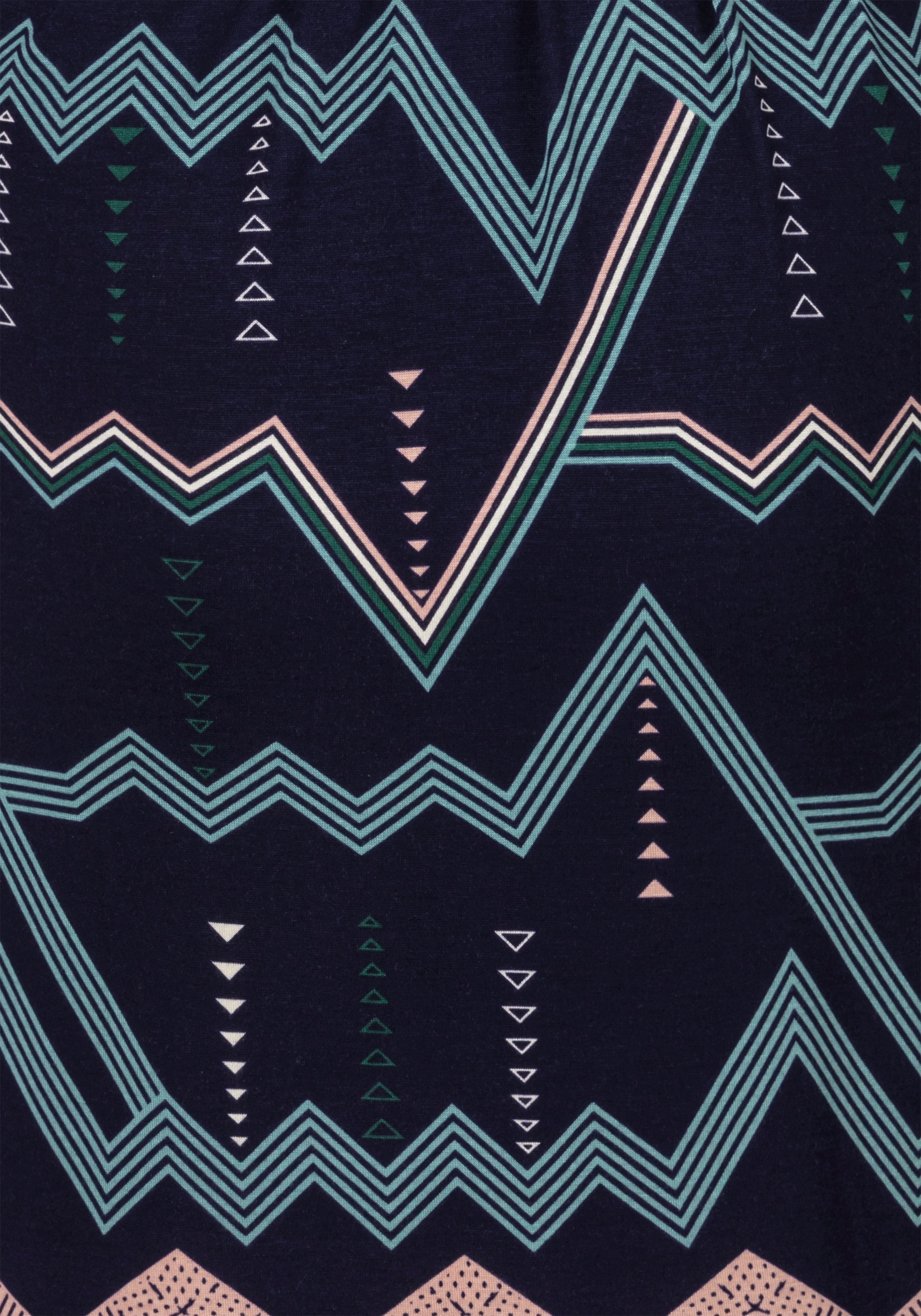 & Muster Unterwäsche Lingerie Kimono, grafischem LASCANA Bademode, LASCANA online Zick-Zack kaufen mit » |