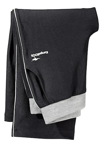 KangaROOS Relaxhose, mit breitem Bund, Loungewear, Loungeanzug