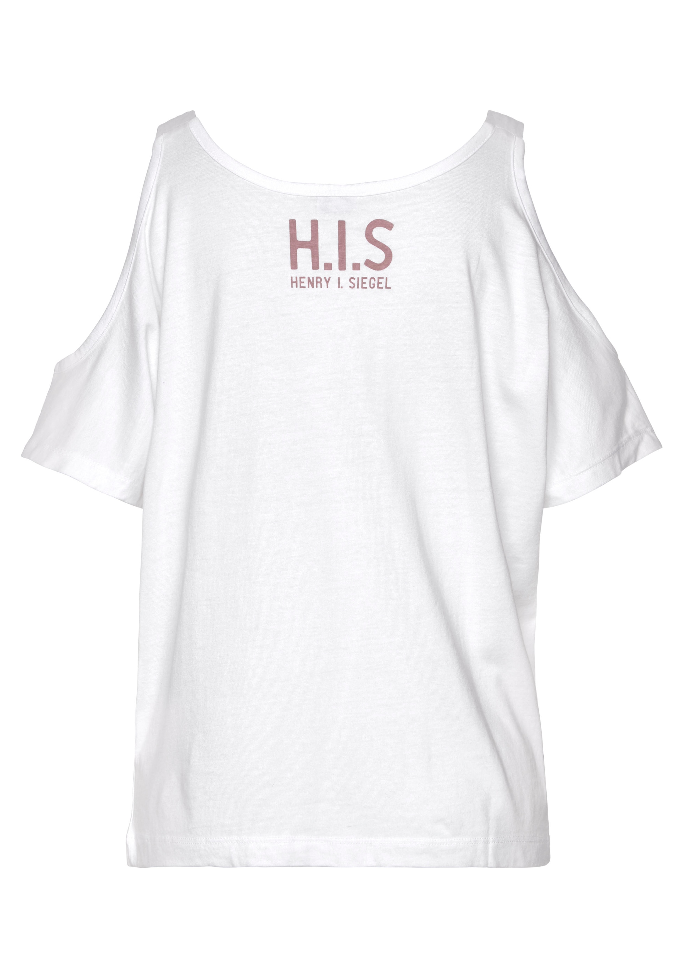 H.I.S Kurzarmshirt, mit online Logoprint | » & kaufen hinten Bademode, LASCANA Unterwäsche Lingerie