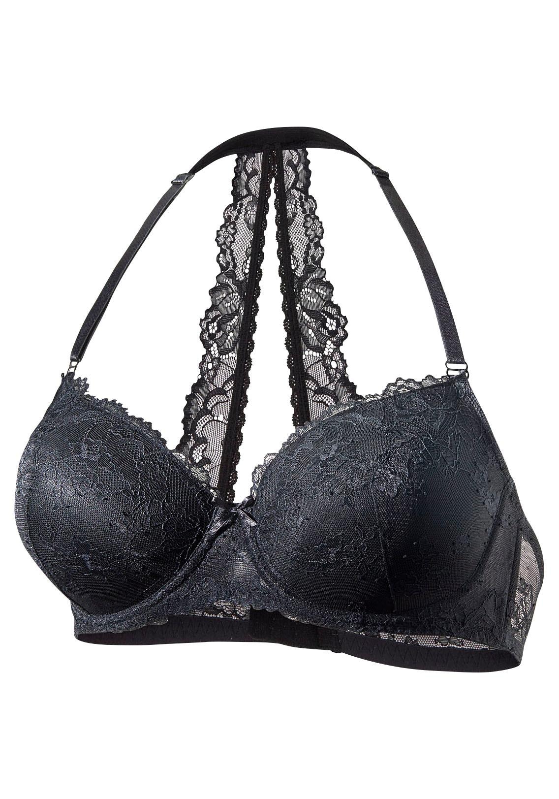 LASCANA Neckholder-BH ohne Bügel aus zarter Spitze, sexy Dessous