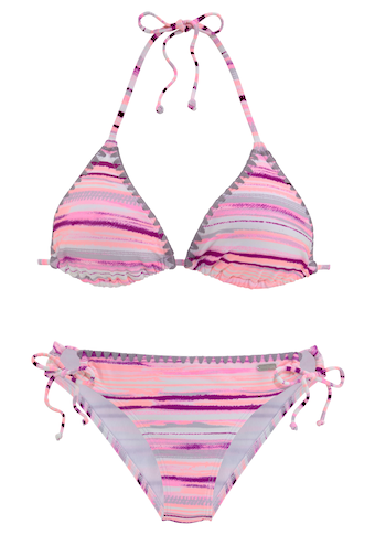 Venice Beach Triangel-Bikini, mit Häkelkanten am Cup und Hose