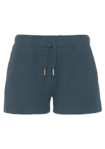 s.Oliver Sweatshorts »- Kurze Hose aus Ripp-Qualität«, mit seitlichen Taschen, Loungeanzug