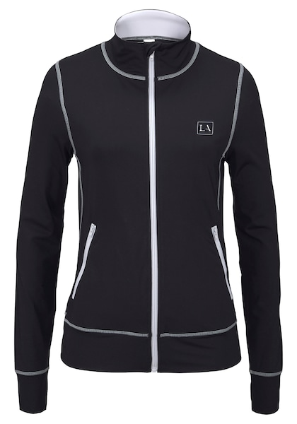 LASCANA ACTIVE Trainingsjacke »Black Marble«, mit Kontrastnähten und  Stehkragen » LASCANA | Bademode, Unterwäsche & Lingerie online kaufen