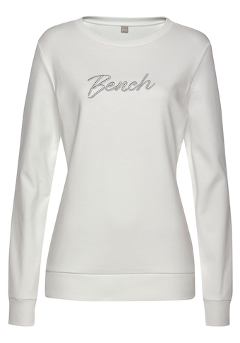 Bench. Sweatshirt »Loungeshirt«, mit Logostickerei, Loungewear, Loungeanzug  » LASCANA | Bademode, Unterwäsche & Lingerie online kaufen