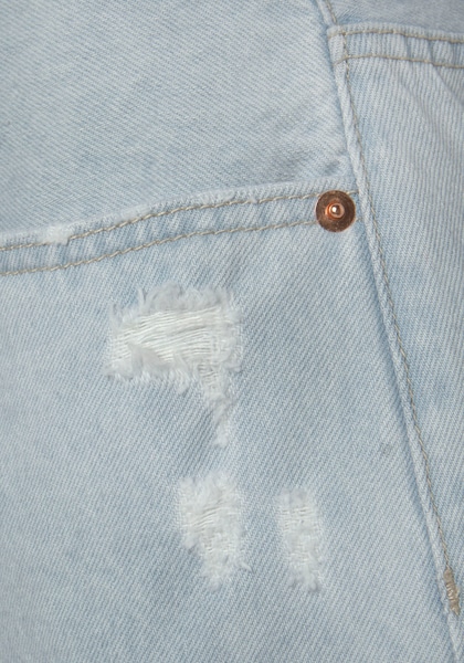 Buffalo Jeansshorts, mit Used-Effekten, kurze Hose aus Baumwolle