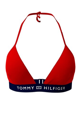 Tommy Hilfiger Swimwear Triangel-Bikini-Top, mit Logoband