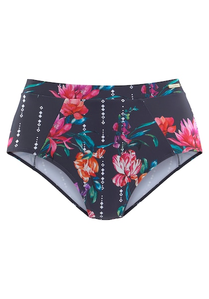Sunseeker Highwaist-Bikini-Hose »Modern«, mit floralem Design