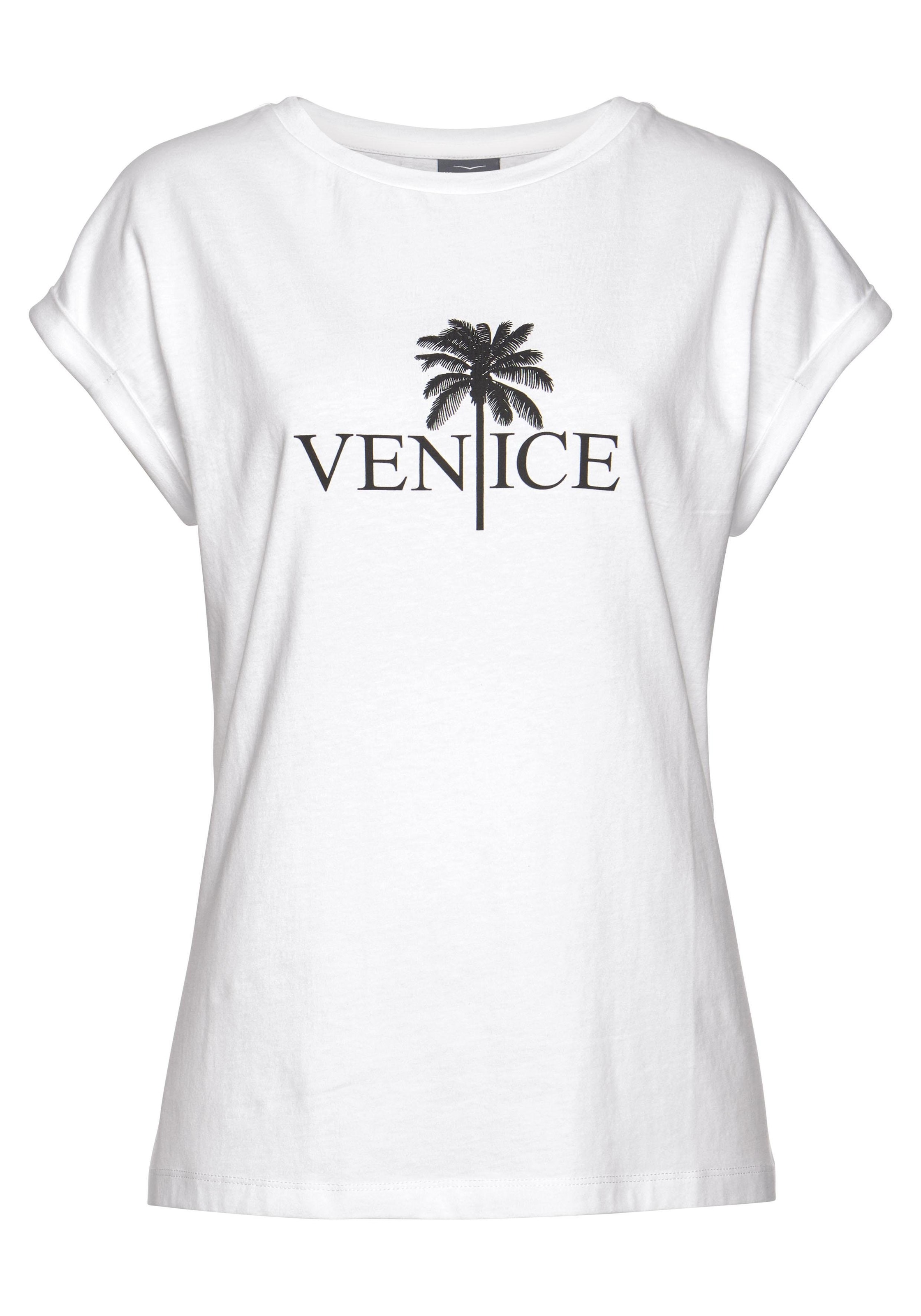 Rundhalsshirt, kaufen LASCANA online Lingerie & Venice Frontdruck mit Beach » Bademode, | Unterwäsche