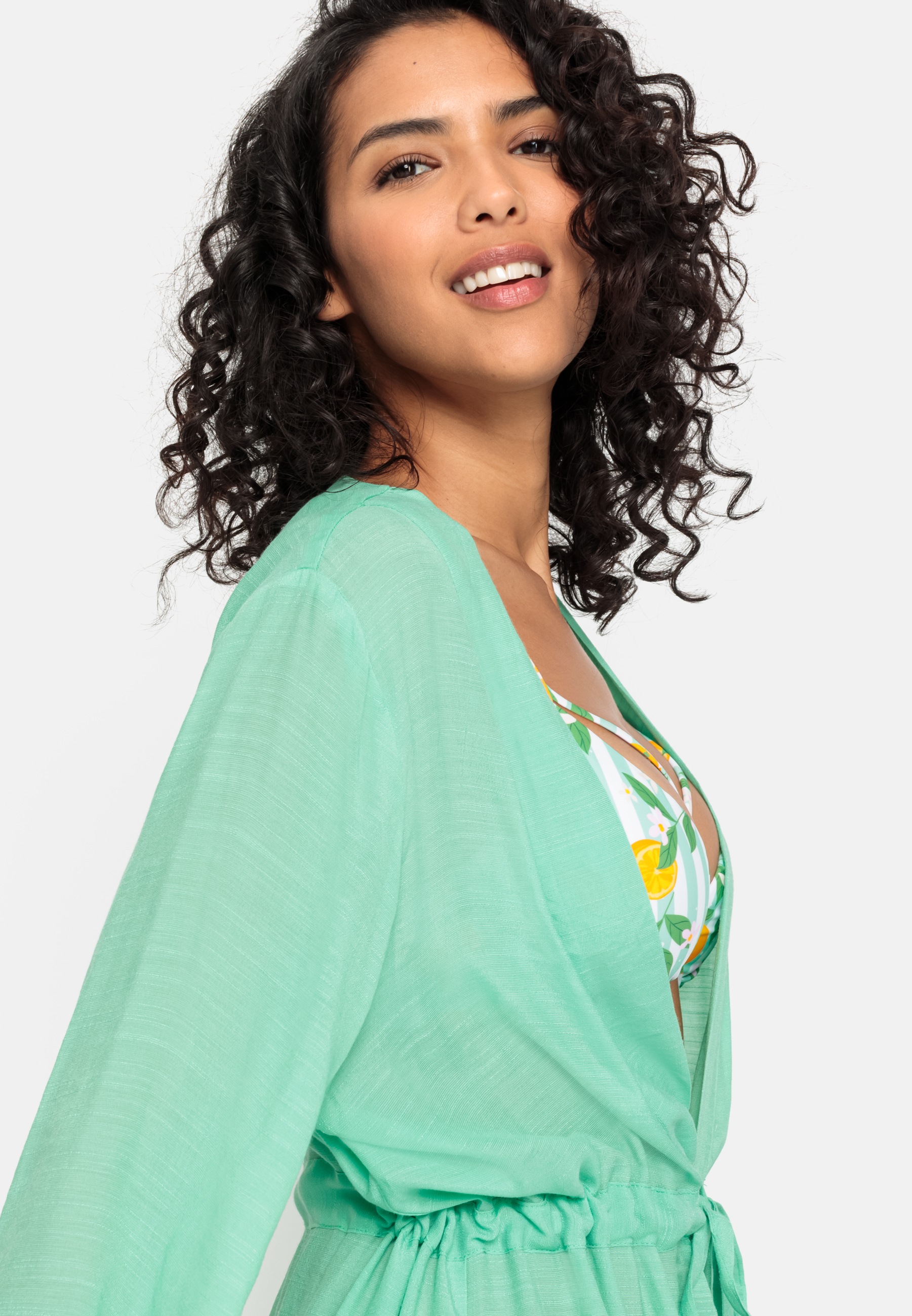 LASCANA | & Buffalo kaufen Lingerie Bademode, » Kimono-Style im Unterwäsche online Strandkleid,