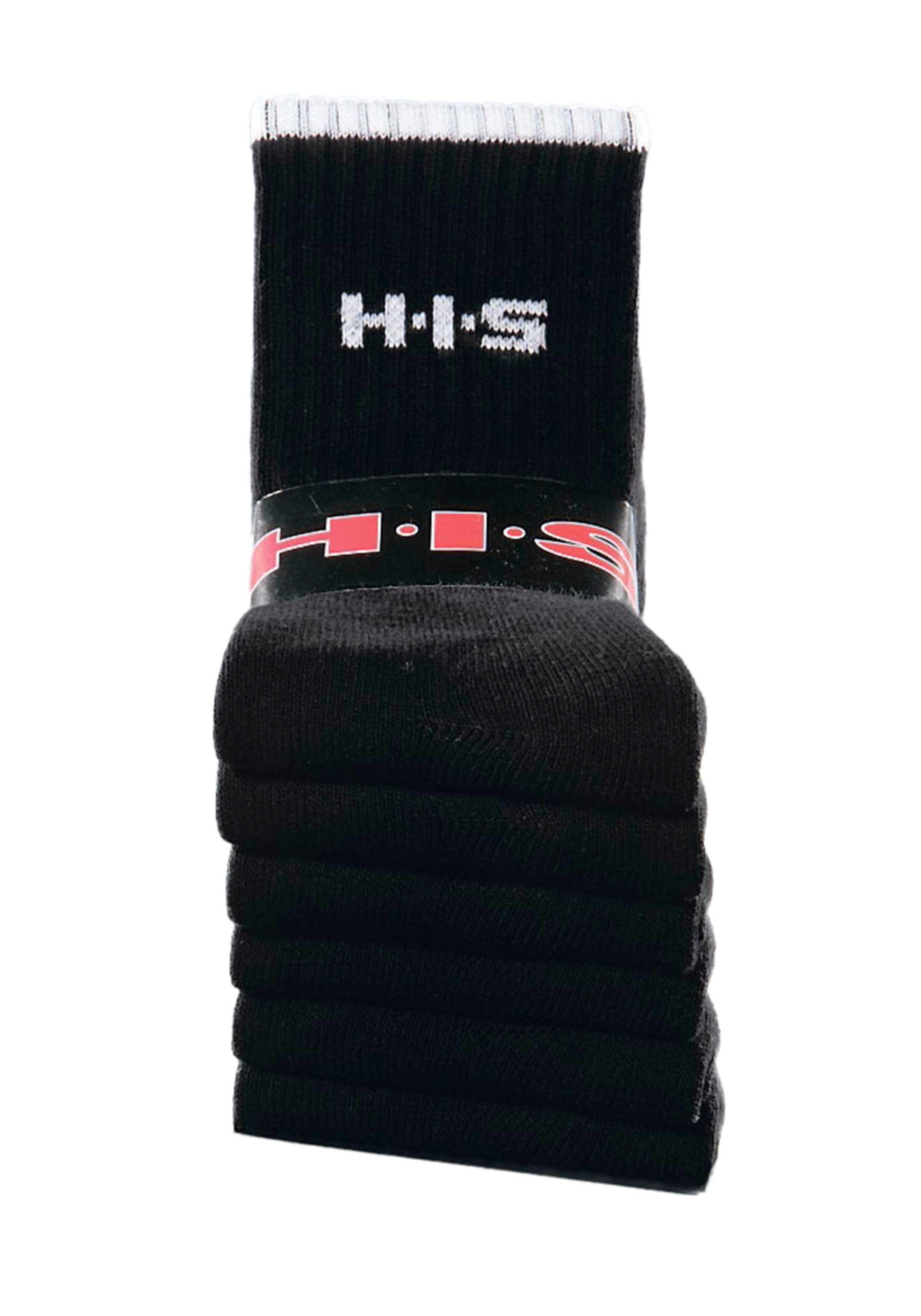 H.I.S Sportsocken, (Packung, 6 Paar), mit Frottee & verstärkten Belastungszonen