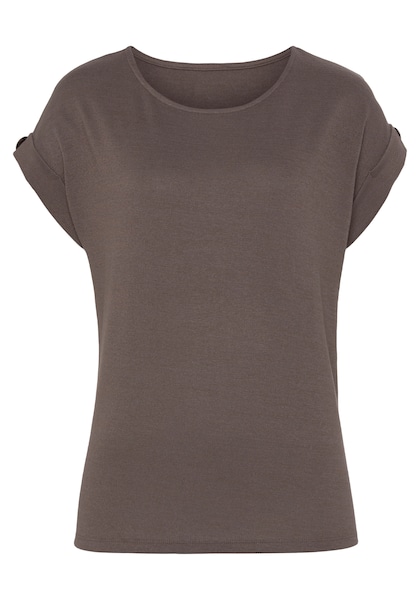 LASCANA T-Shirt, (Packung, 1 tlg.), mit Knopf am Ärmelsaum » LASCANA |  Bademode, Unterwäsche & Lingerie online kaufen