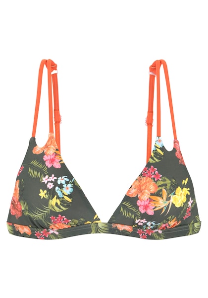 LASCANA Triangel-Bikini-Top »Tahiti«, mit kontrastfarbenen Details