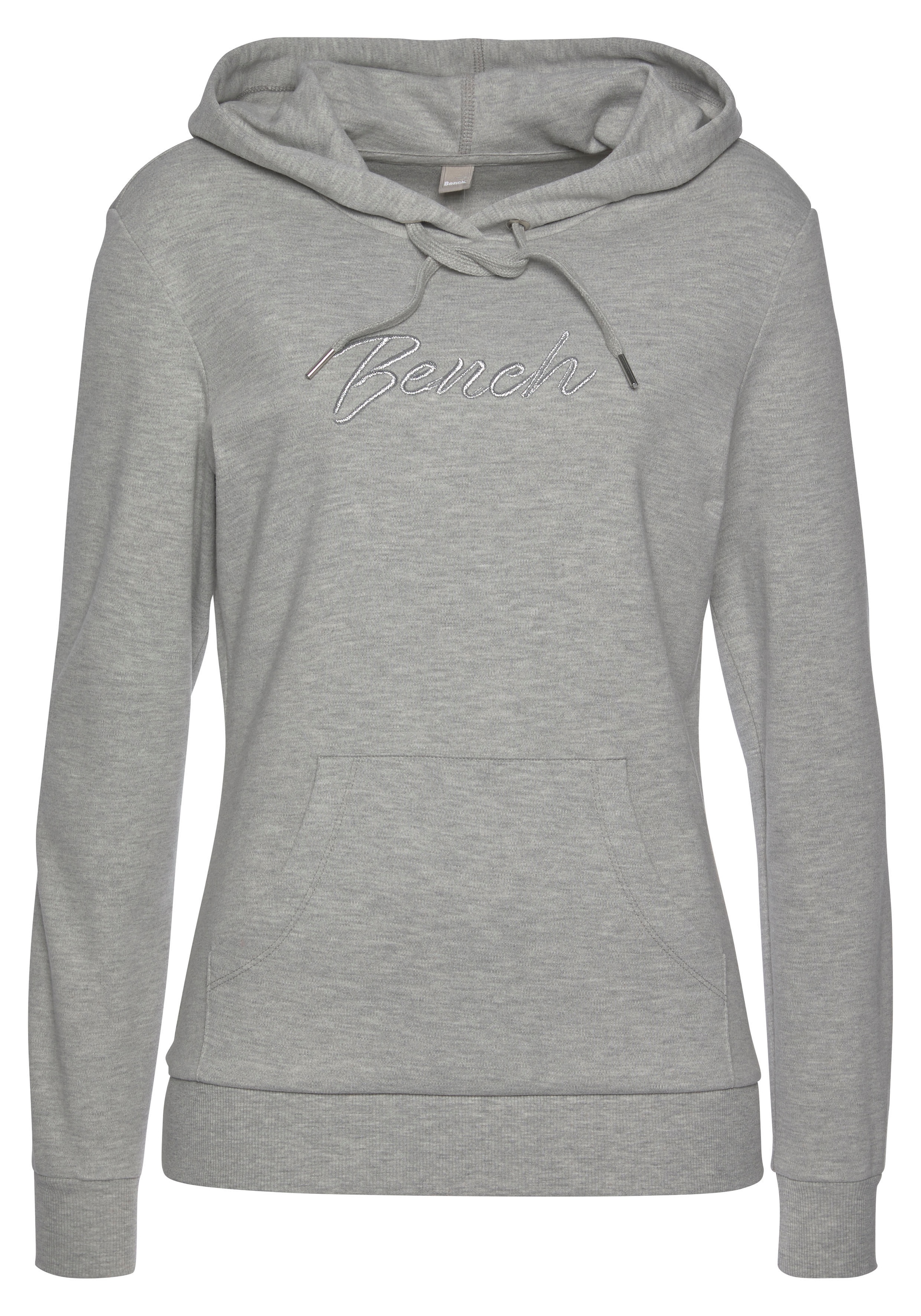 Bench. Loungewear Kapuzensweatshirt, mit glänzender Logostickerei, Loungeanzug, Hoodie