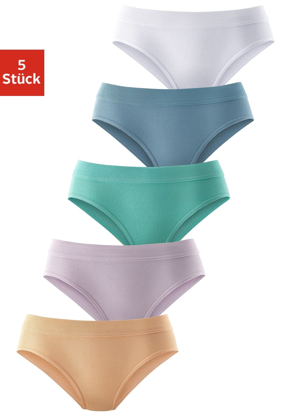 petite fleur Hüftslip, (Packung, 5 St.)