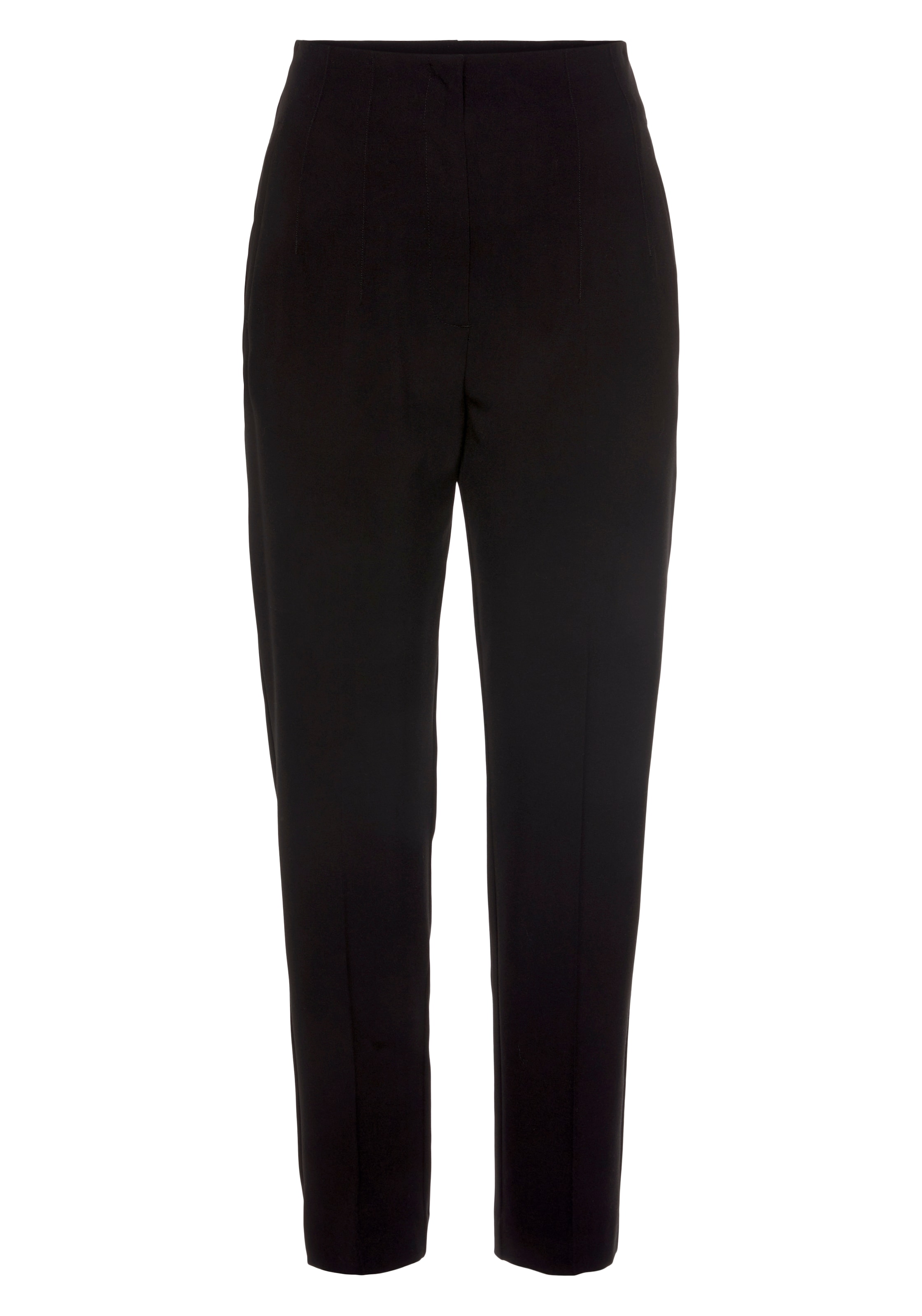 LASCANA Anzughose, mit schmalem Bein und Bügelfalte, elegante Stoffhose, Business-Look