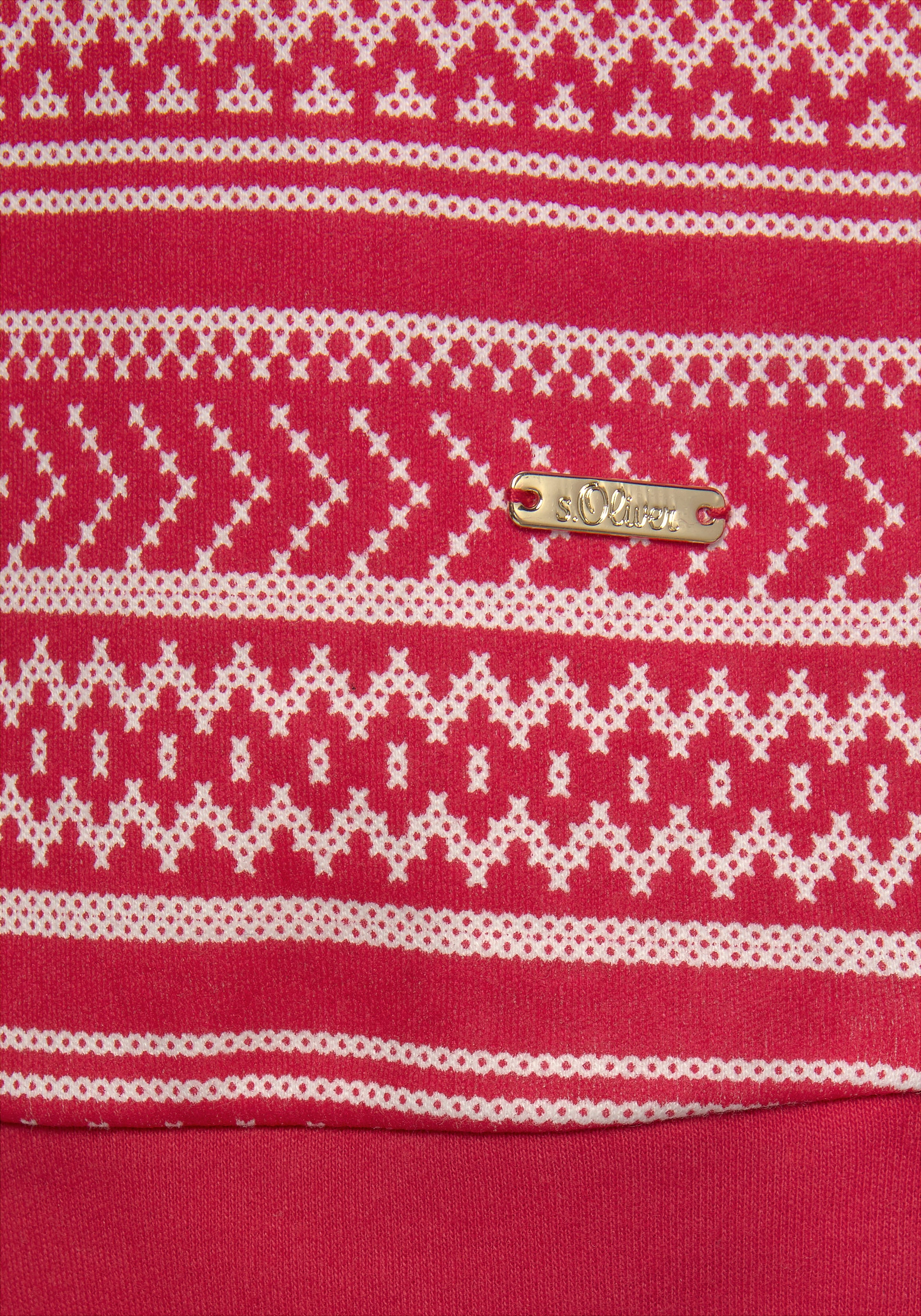 s.Oliver Nachthemd, | Lingerie LASCANA online & Norwegermuster Unterwäsche » mit Bademode, kaufen