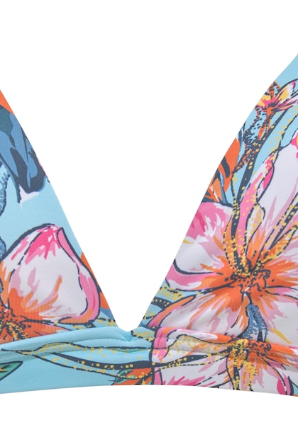 LASCANA Triangel-Bikini-Top »Malia«, mit tropischem Print