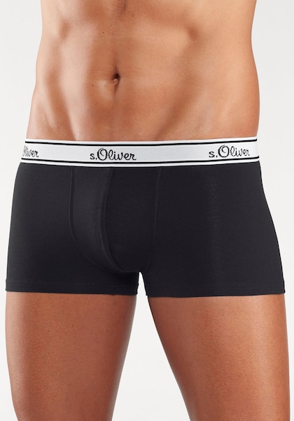 s.Oliver Boxershorts, (Packung, 3 St.), schöne Retro Pants in Hipster-Form