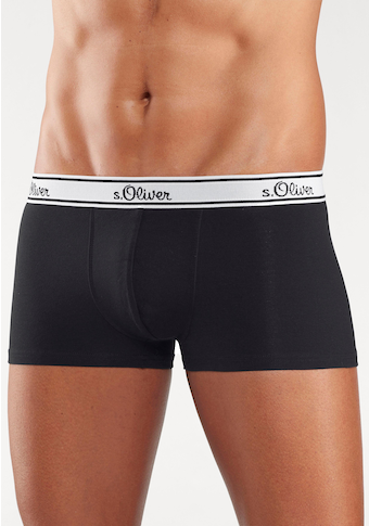 s.Oliver Boxershorts, (Packung, 3 St.), schöne Retro Pants in Hipster-Form