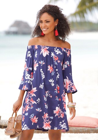 Beachtime Blusenkleid, aus gewebter Viskose