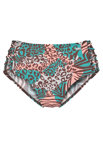 Venice Beach Highwaist-Bikini-Hose »Maia«, mit trendigem Druck