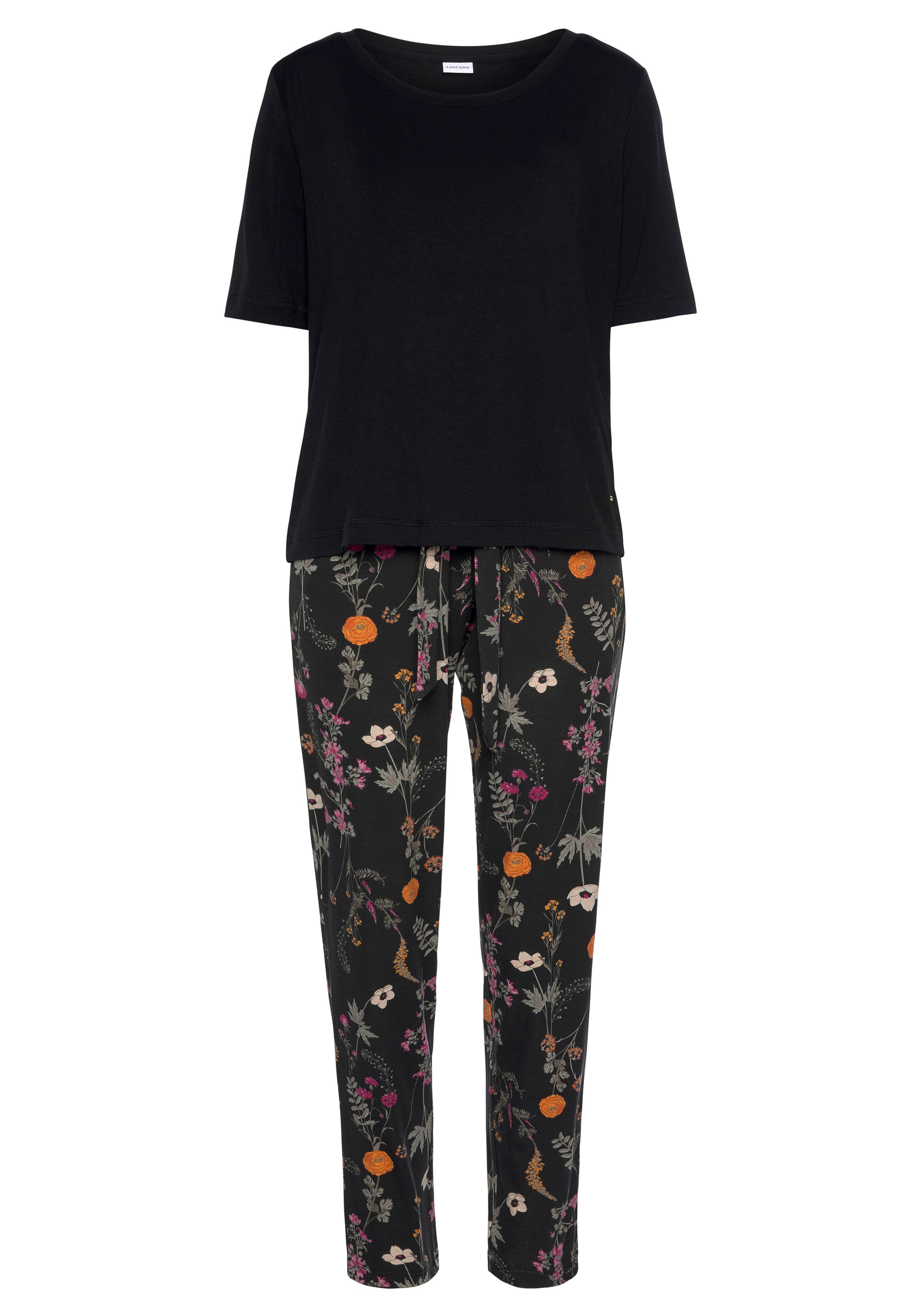 Wildblumen LASCANA 1 Lingerie (2 | Unterwäsche mit kaufen LASCANA online Bademode, tlg., Stück), Muster Pyjama, & »