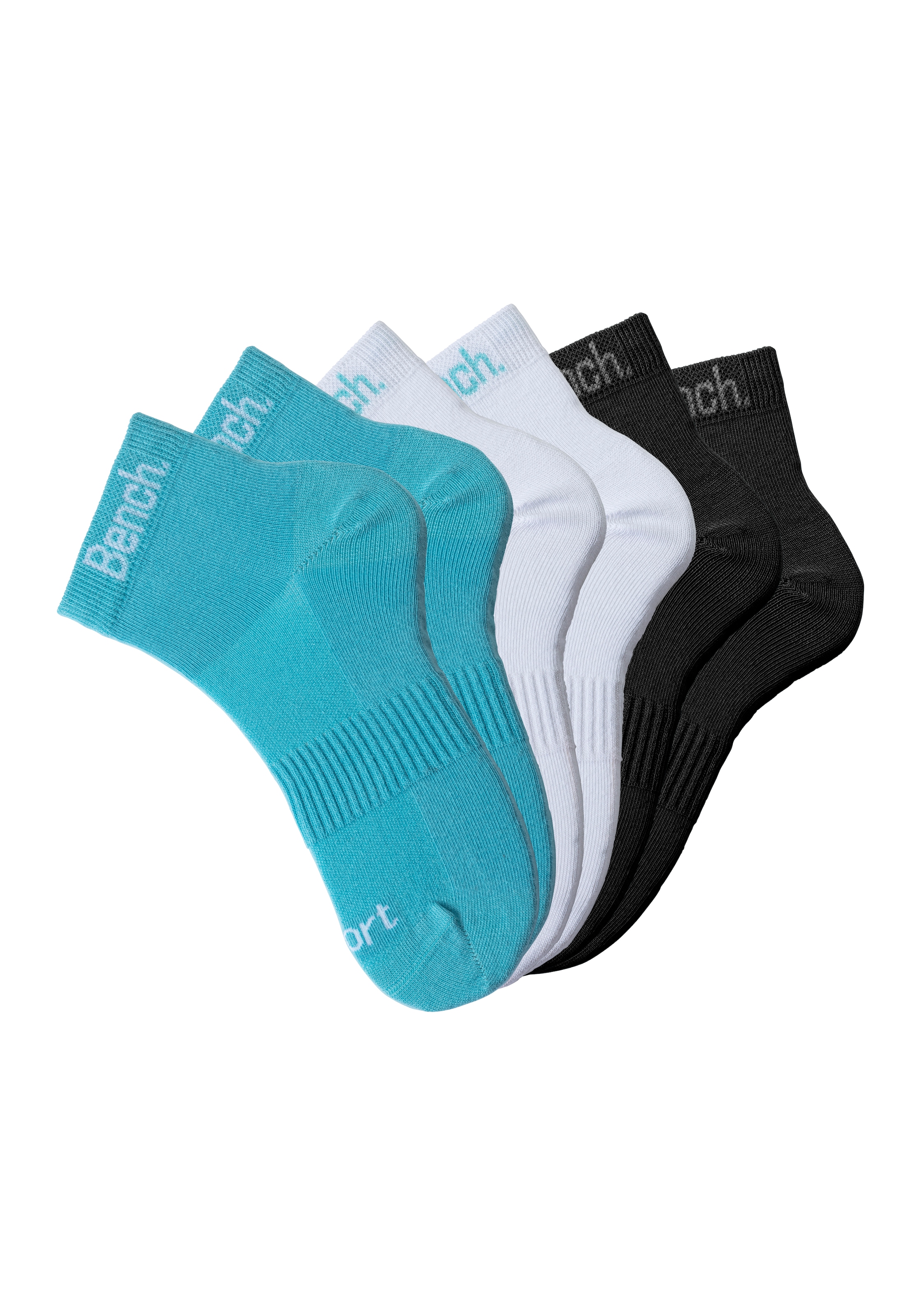 Bench. Sportsocken, (Packung, 6 Paar), mit antibakterieller Feuchtigkeitsregulierung