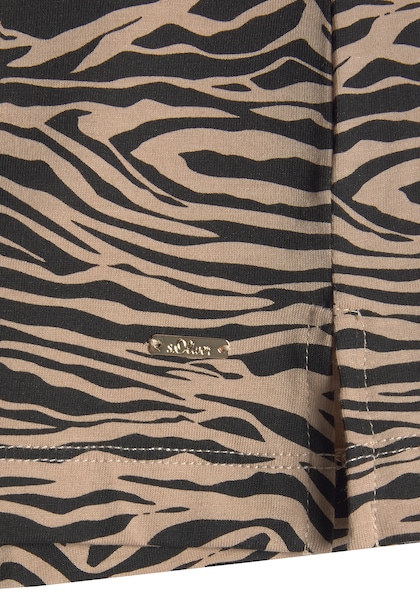s.Oliver Sleepshirt, mit Animal-Print