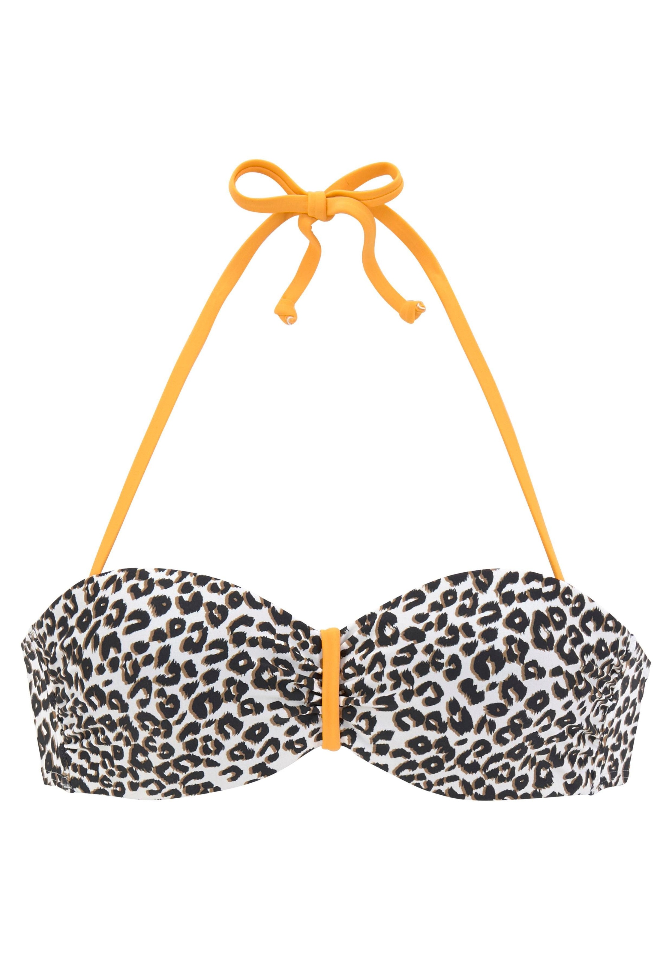 online kaufen Buffalo und Bügel-Bandeau-Bikini-Top mit Lingerie » kontrastfarbenen Details LASCANA »Kitty«, Unterwäsche & Animalprint | Bademode,