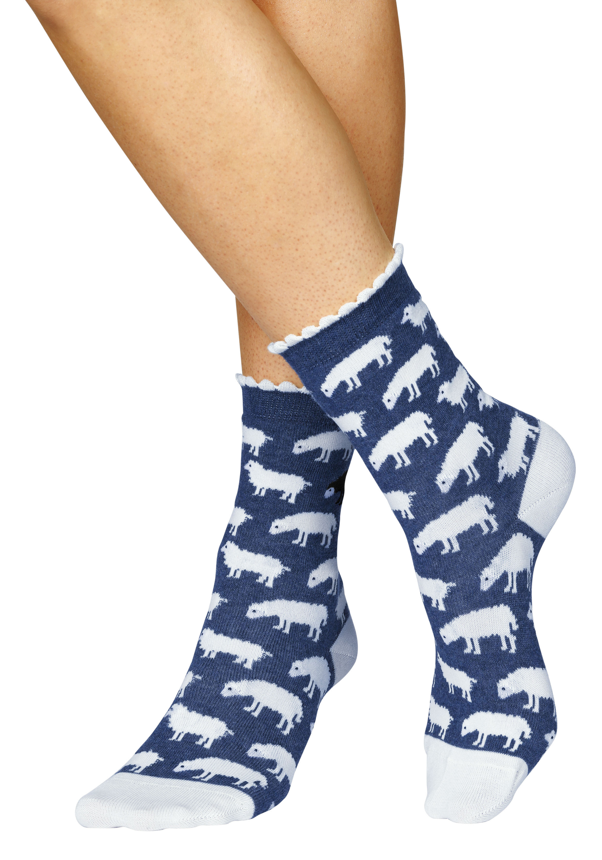 H.I.S Socken, (3 Paar), mit feinem Muschelabschluss » LASCANA | Bademode,  Unterwäsche & Lingerie online kaufen