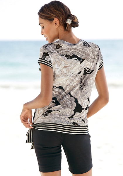 LASCANA Kurzarmshirt, mit Paisleyprint » LASCANA | Bademode, Unterwäsche &  Lingerie online kaufen