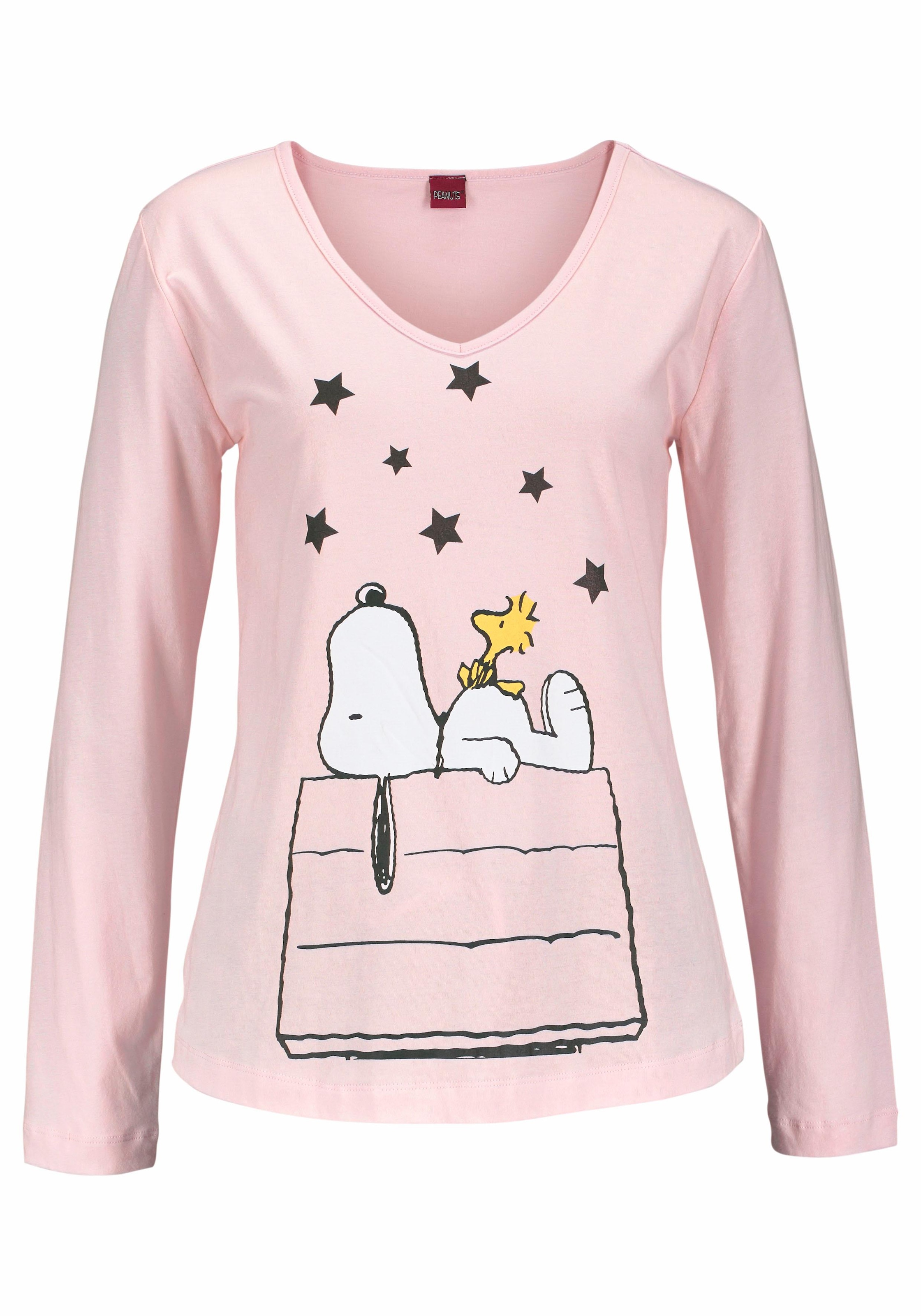 Peanuts Pyjama, (2 tlg., 1 Lingerie in online Snoopy- Form Stück), niedlichen & Design LASCANA | Unterwäsche im langer » kaufen Bademode