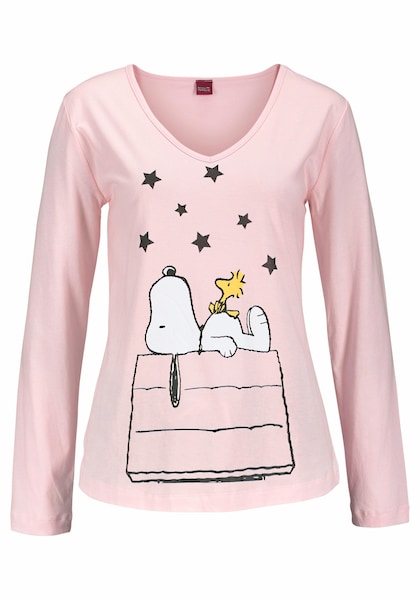 Peanuts Pyjama, (2 tlg., 1 Stück), in langer Form im niedlichen Snoopy- Design » LASCANA | Bademode, Unterwäsche & Lingerie online kaufen