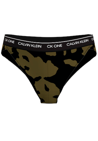 Calvin Klein Swimwear Bikini-Hose, mit höherem Beinausschnitt