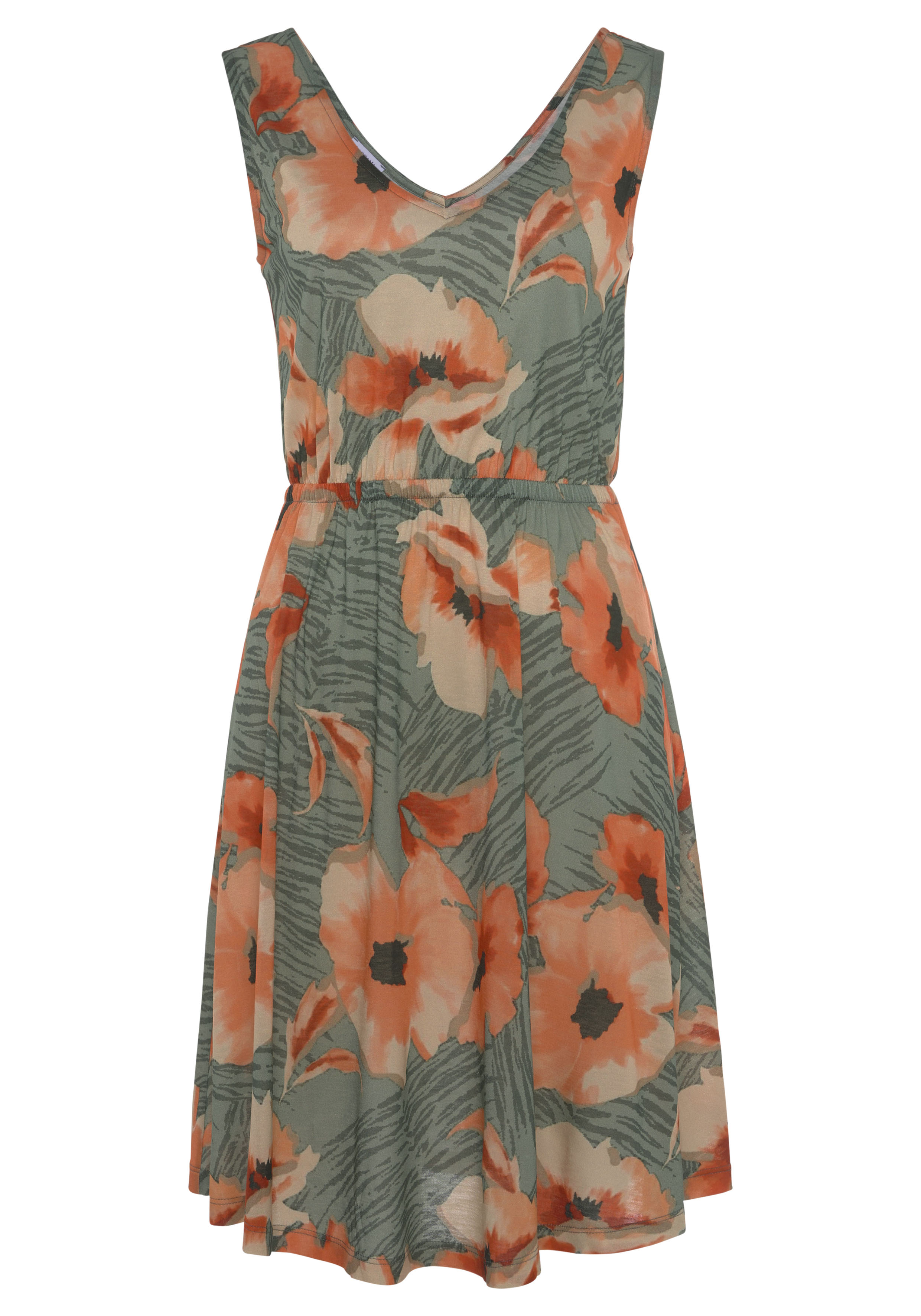 LASCANA Jerseykleid, mit Blumendruck » LASCANA | Bademode, Unterwäsche &  Lingerie online kaufen