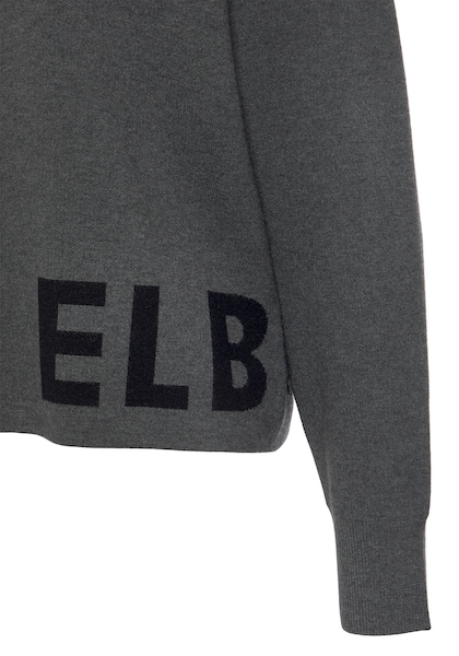 Elbsand Strickpullover »-Loungesweatshirt«, mit eingestricktem Logo