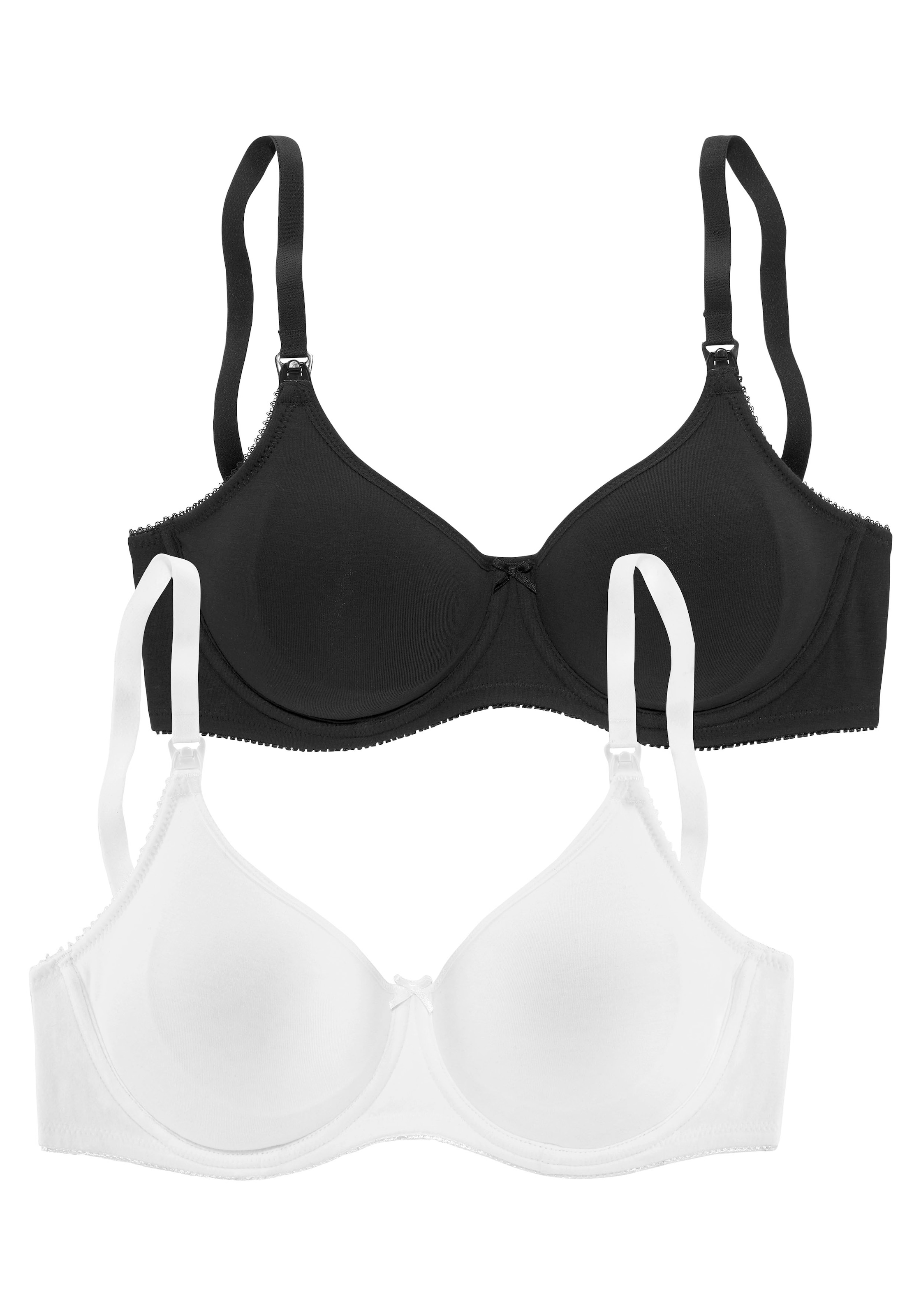 petite fleur Still-BH, Dessous LASCANA online | Unterwäsche » Bademode, (Packung, mit 2 Basic & aus Bügel Lingerie kaufen Stück), Baumwolle